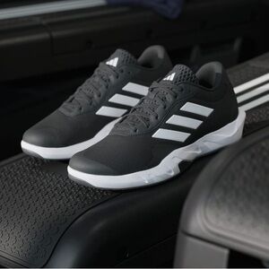 NWT! Adidas Men’s AMPLIMOVE Core Black/Cloud White/Grey Six TRAINING SHOES 9.5